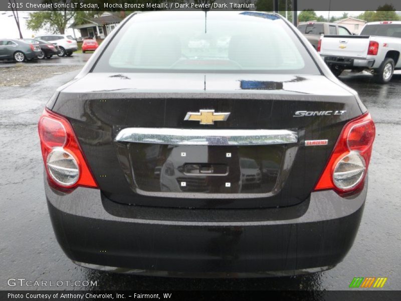 Mocha Bronze Metallic / Dark Pewter/Dark Titanium 2015 Chevrolet Sonic LT Sedan