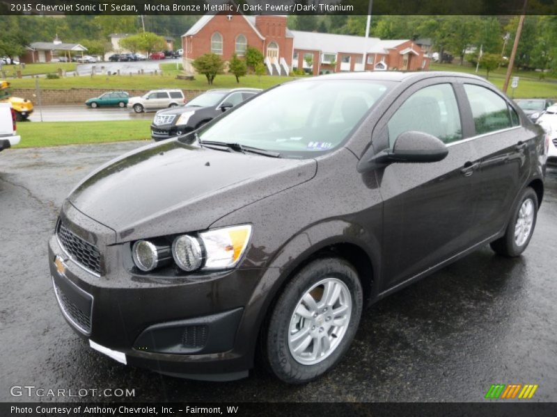 Mocha Bronze Metallic / Dark Pewter/Dark Titanium 2015 Chevrolet Sonic LT Sedan
