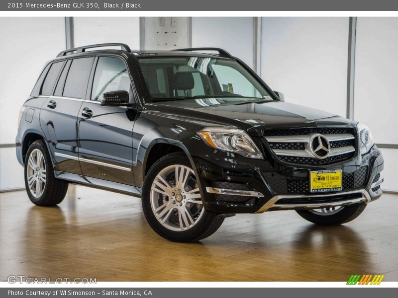 Black / Black 2015 Mercedes-Benz GLK 350