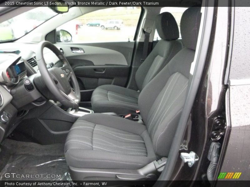 Mocha Bronze Metallic / Dark Pewter/Dark Titanium 2015 Chevrolet Sonic LT Sedan