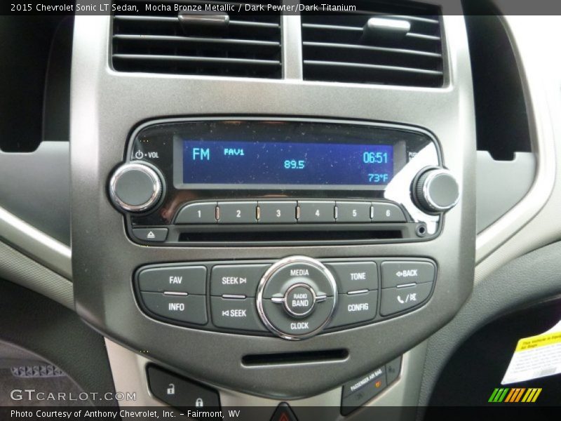 Mocha Bronze Metallic / Dark Pewter/Dark Titanium 2015 Chevrolet Sonic LT Sedan