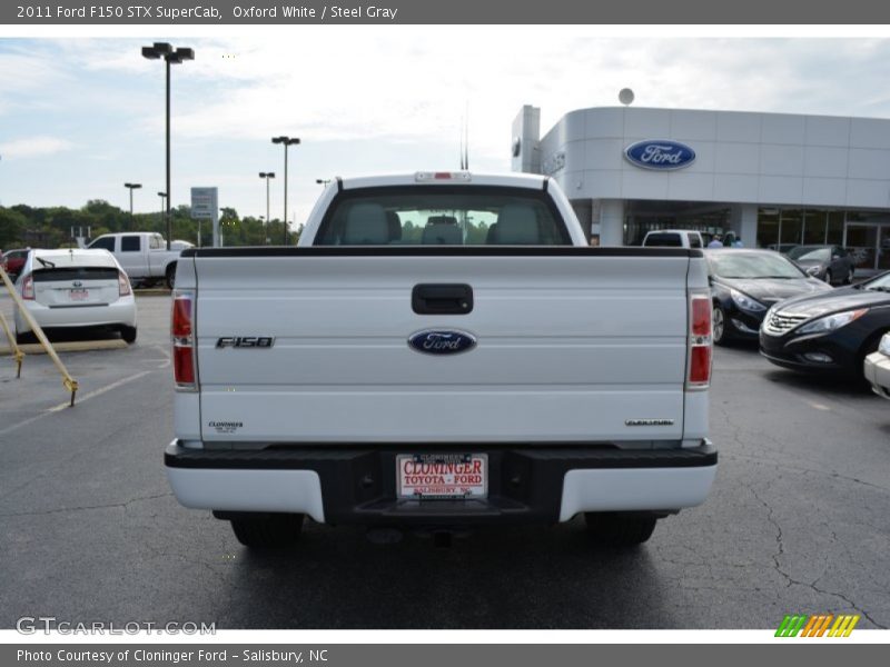 Oxford White / Steel Gray 2011 Ford F150 STX SuperCab