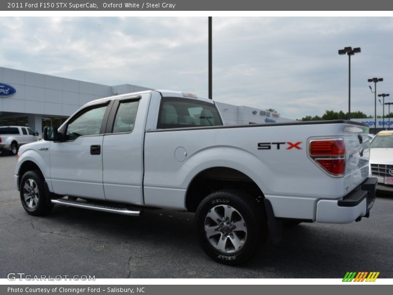 Oxford White / Steel Gray 2011 Ford F150 STX SuperCab