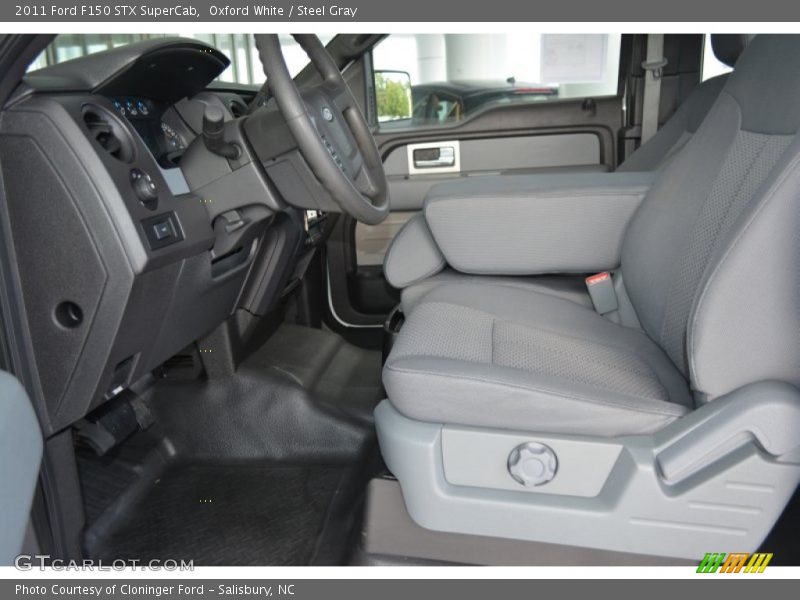 Oxford White / Steel Gray 2011 Ford F150 STX SuperCab