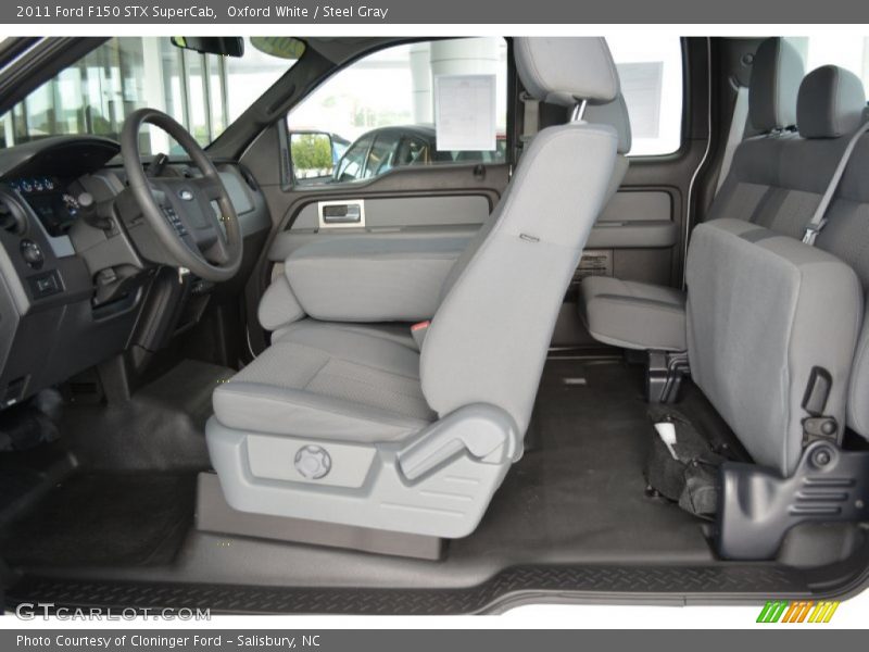 Oxford White / Steel Gray 2011 Ford F150 STX SuperCab