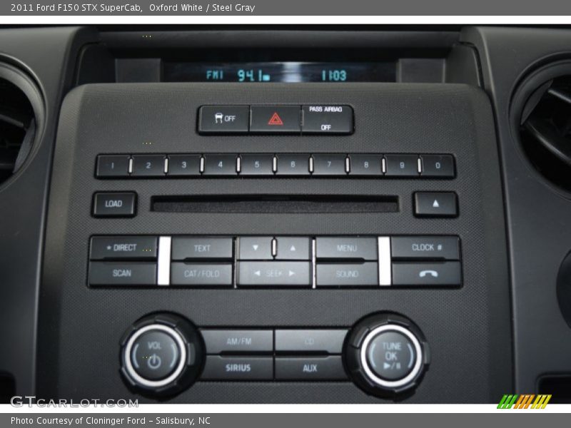 Oxford White / Steel Gray 2011 Ford F150 STX SuperCab