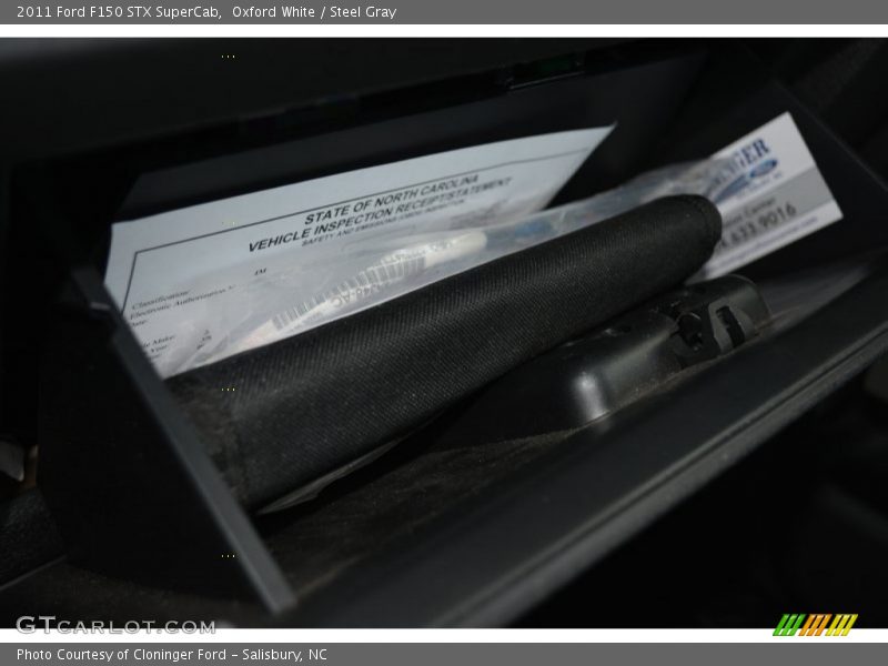 Oxford White / Steel Gray 2011 Ford F150 STX SuperCab