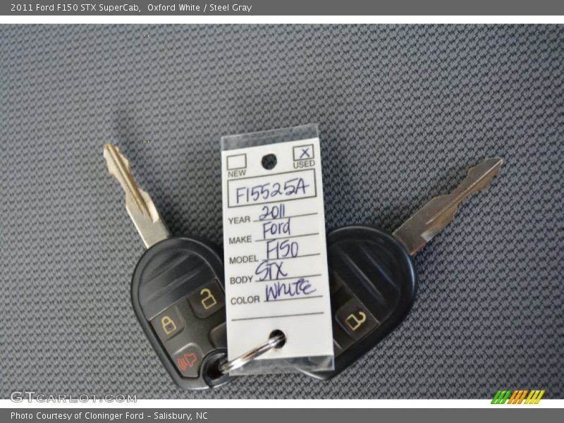 Oxford White / Steel Gray 2011 Ford F150 STX SuperCab