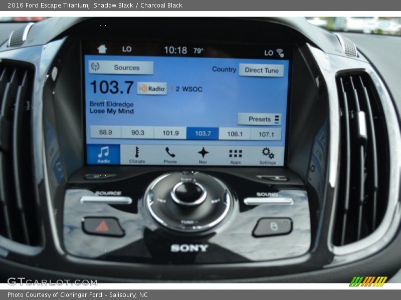 Shadow Black / Charcoal Black 2016 Ford Escape Titanium