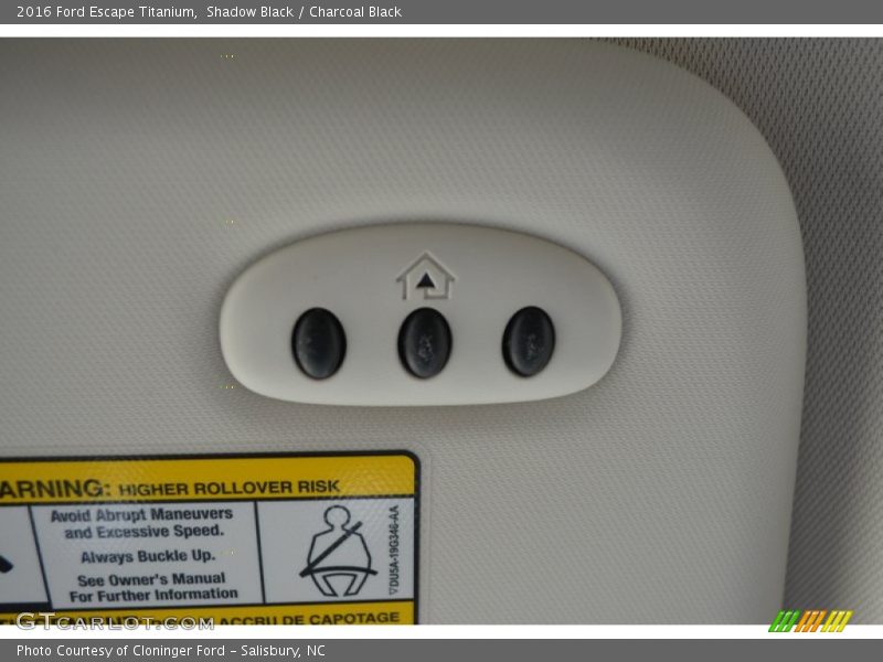 Shadow Black / Charcoal Black 2016 Ford Escape Titanium
