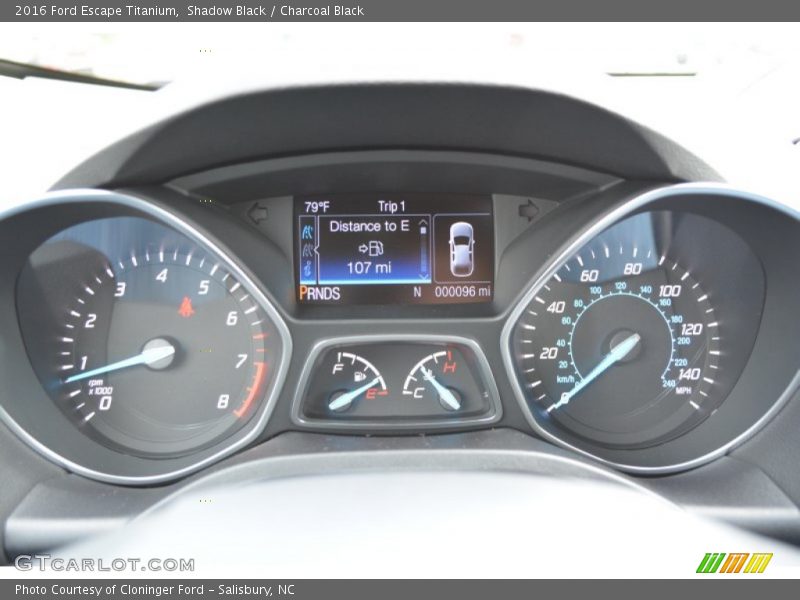 Shadow Black / Charcoal Black 2016 Ford Escape Titanium