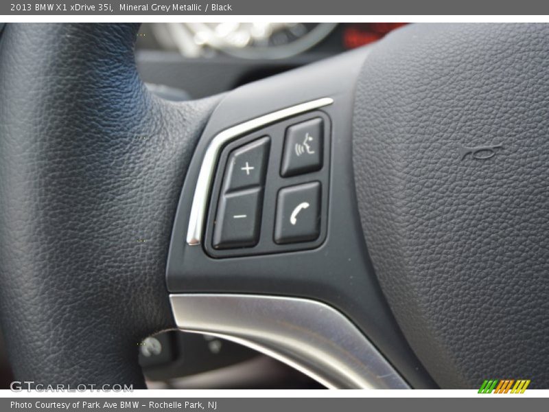 Mineral Grey Metallic / Black 2013 BMW X1 xDrive 35i