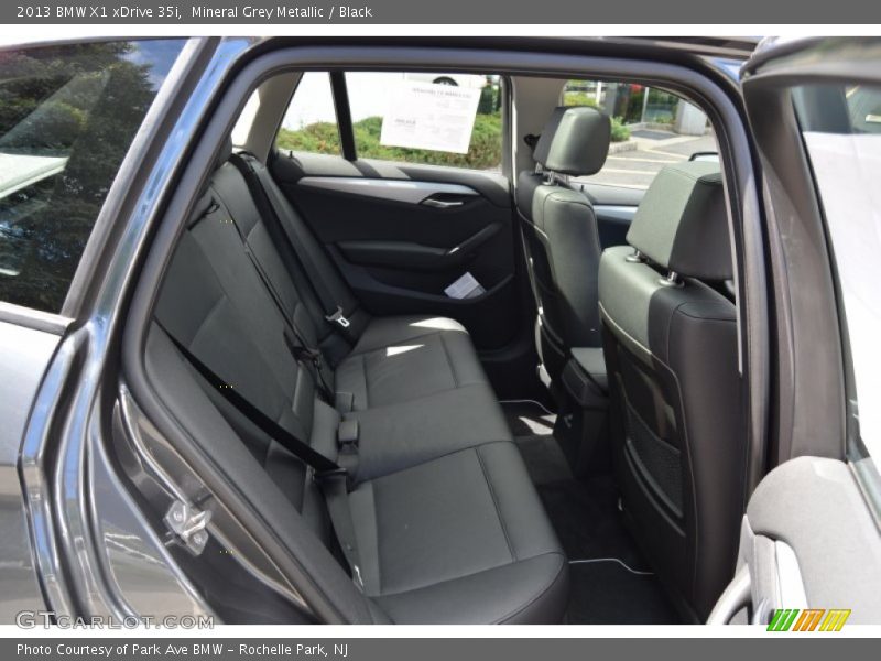 Mineral Grey Metallic / Black 2013 BMW X1 xDrive 35i