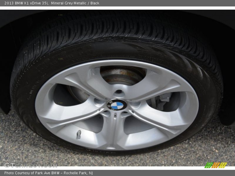 Mineral Grey Metallic / Black 2013 BMW X1 xDrive 35i