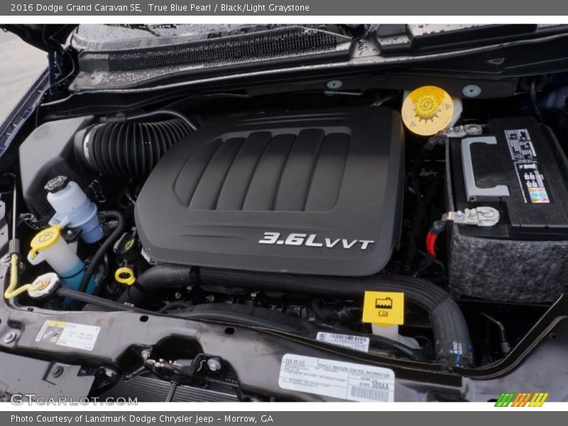  2016 Grand Caravan SE Engine - 3.6 Liter DOHC 24-Valve VVT V6