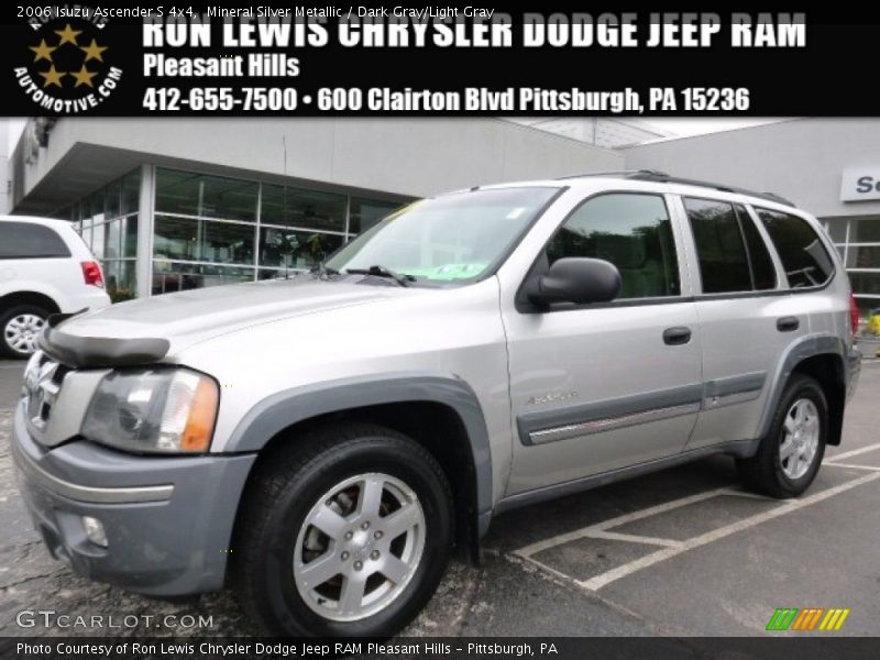 Mineral Silver Metallic / Dark Gray/Light Gray 2006 Isuzu Ascender S 4x4
