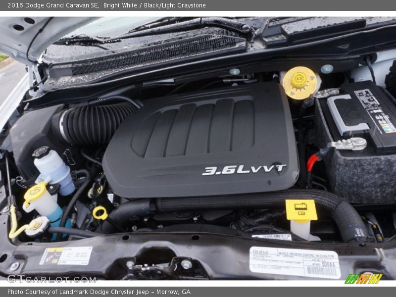  2016 Grand Caravan SE Engine - 3.6 Liter DOHC 24-Valve VVT V6