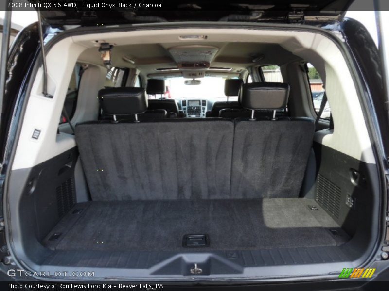 Liquid Onyx Black / Charcoal 2008 Infiniti QX 56 4WD
