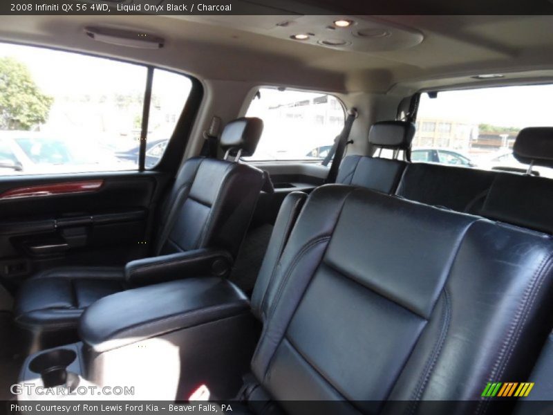Liquid Onyx Black / Charcoal 2008 Infiniti QX 56 4WD