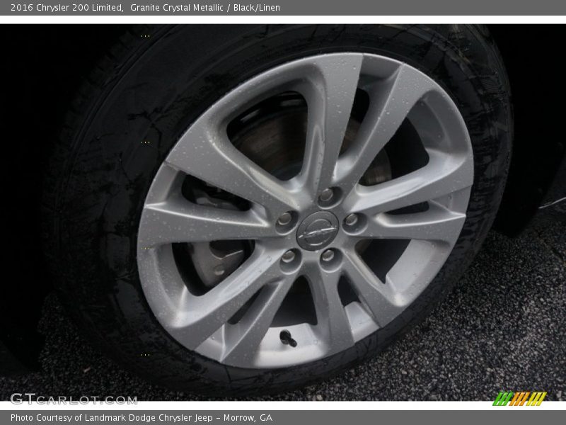 Granite Crystal Metallic / Black/Linen 2016 Chrysler 200 Limited
