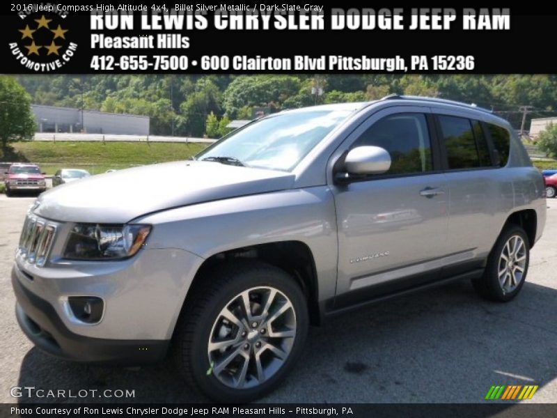 Billet Silver Metallic / Dark Slate Gray 2016 Jeep Compass High Altitude 4x4