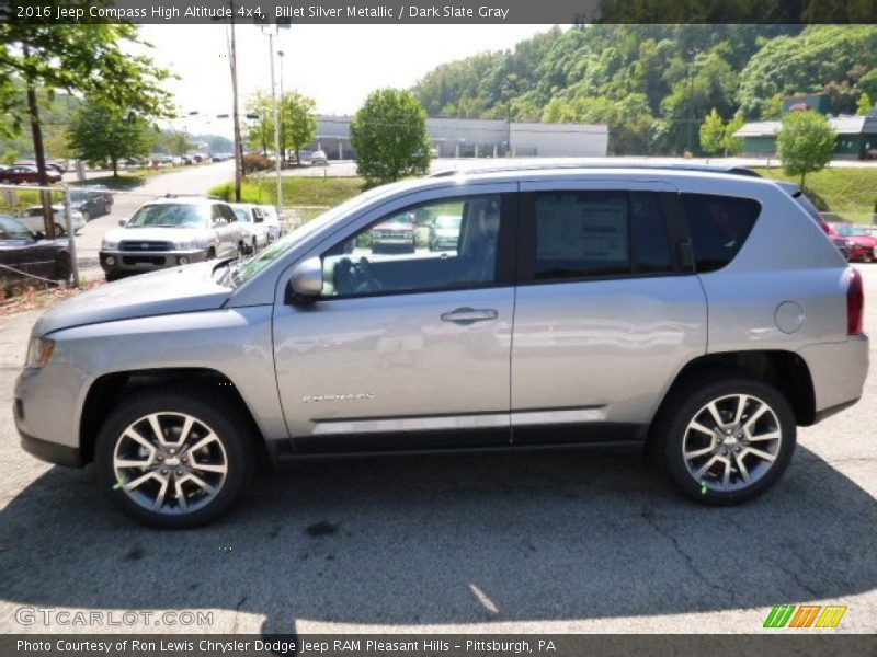 Billet Silver Metallic / Dark Slate Gray 2016 Jeep Compass High Altitude 4x4