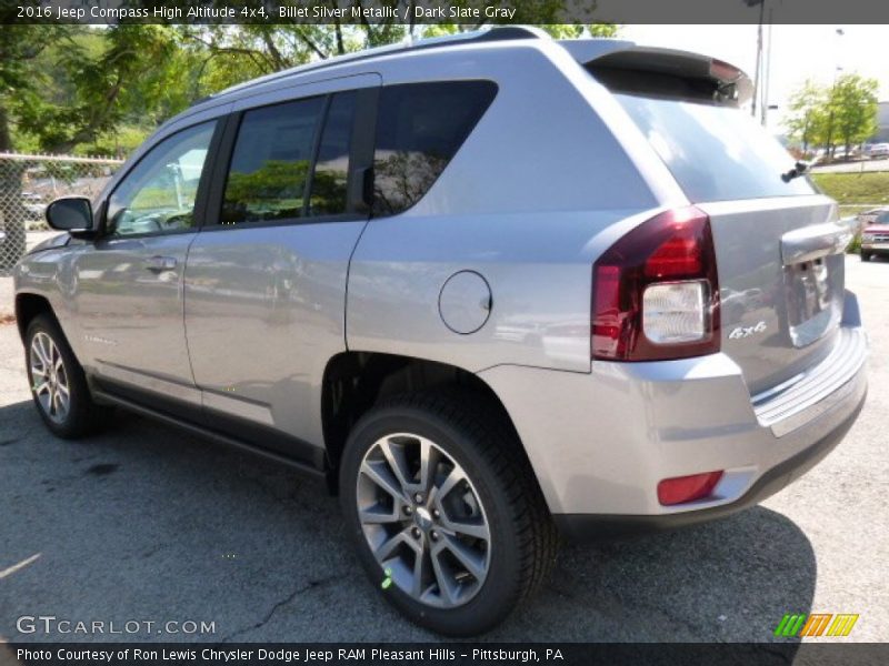Billet Silver Metallic / Dark Slate Gray 2016 Jeep Compass High Altitude 4x4