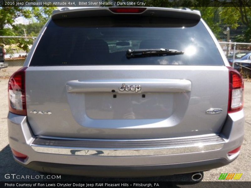 Billet Silver Metallic / Dark Slate Gray 2016 Jeep Compass High Altitude 4x4