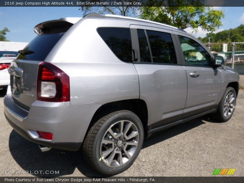 Billet Silver Metallic / Dark Slate Gray 2016 Jeep Compass High Altitude 4x4