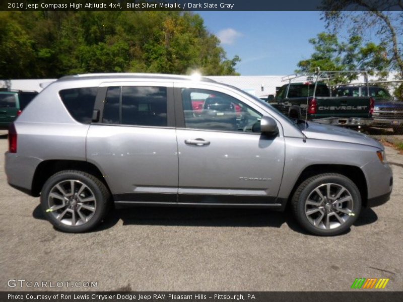 Billet Silver Metallic / Dark Slate Gray 2016 Jeep Compass High Altitude 4x4