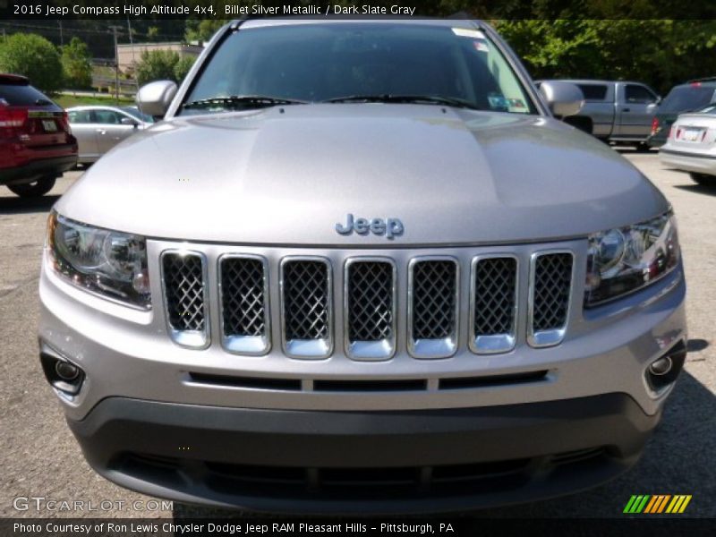 Billet Silver Metallic / Dark Slate Gray 2016 Jeep Compass High Altitude 4x4