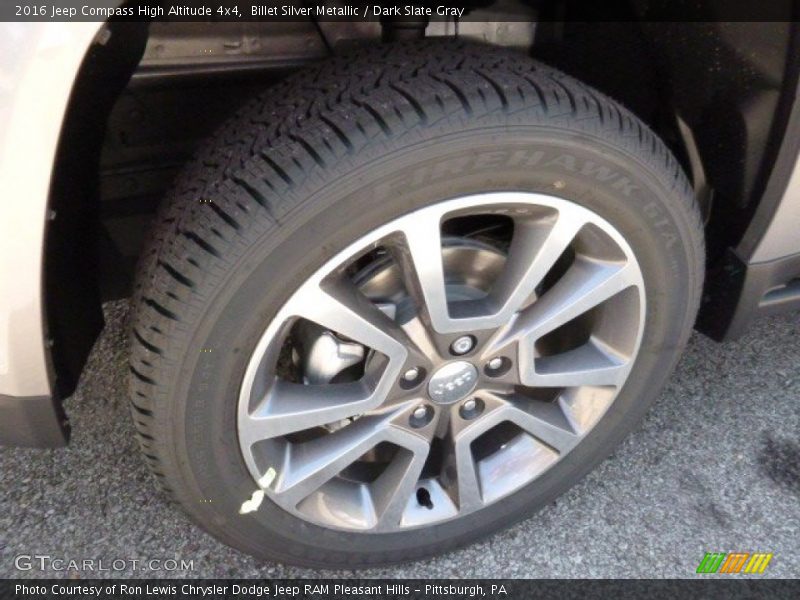 Billet Silver Metallic / Dark Slate Gray 2016 Jeep Compass High Altitude 4x4