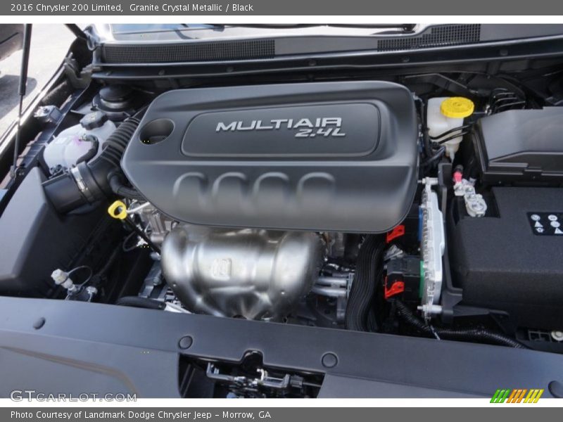 Granite Crystal Metallic / Black 2016 Chrysler 200 Limited