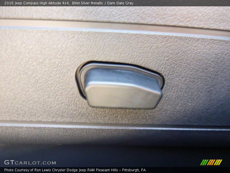 Billet Silver Metallic / Dark Slate Gray 2016 Jeep Compass High Altitude 4x4