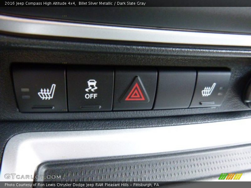 Billet Silver Metallic / Dark Slate Gray 2016 Jeep Compass High Altitude 4x4