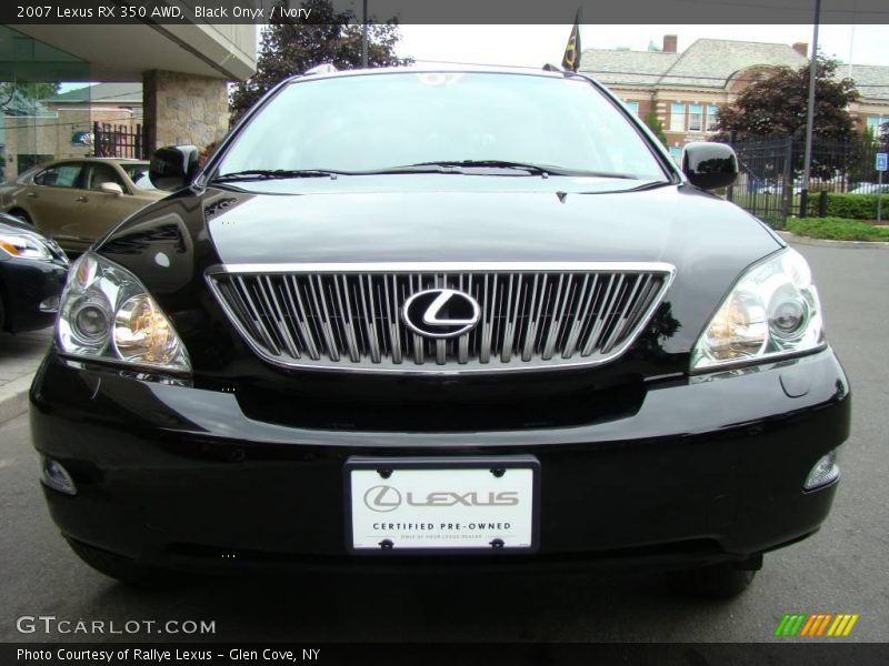 Black Onyx / Ivory 2007 Lexus RX 350 AWD