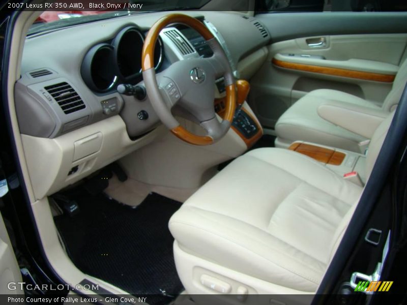 Black Onyx / Ivory 2007 Lexus RX 350 AWD