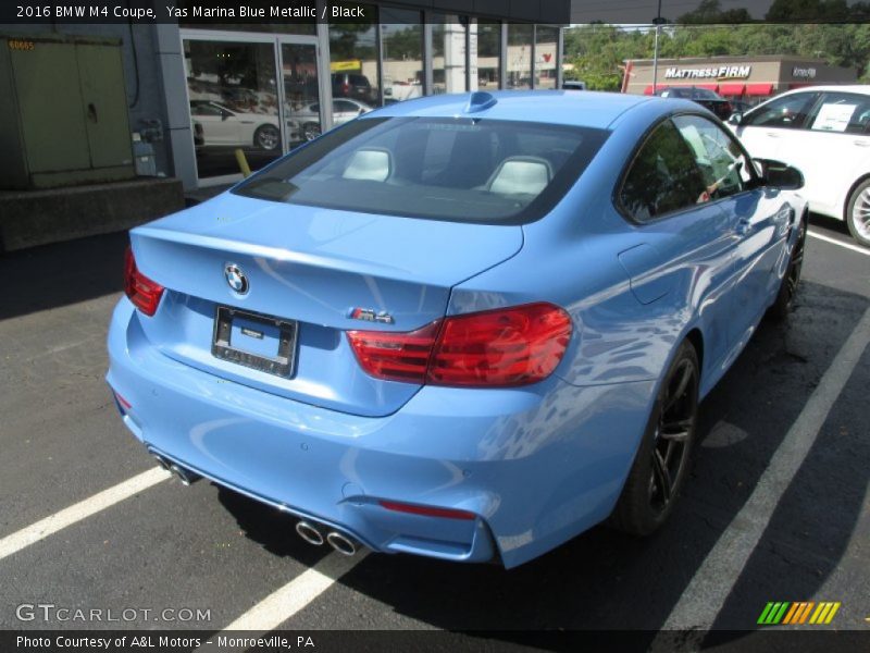 Yas Marina Blue Metallic / Black 2016 BMW M4 Coupe