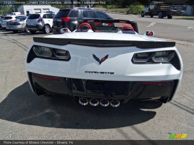 Exhaust of 2016 Corvette Z06 Convertible