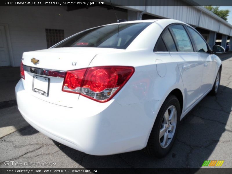 Summit White / Jet Black 2016 Chevrolet Cruze Limited LT