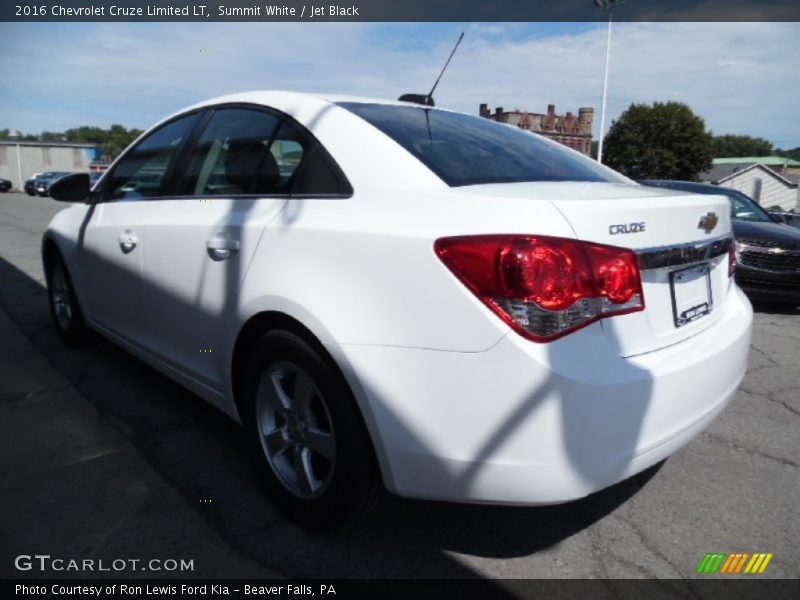 Summit White / Jet Black 2016 Chevrolet Cruze Limited LT
