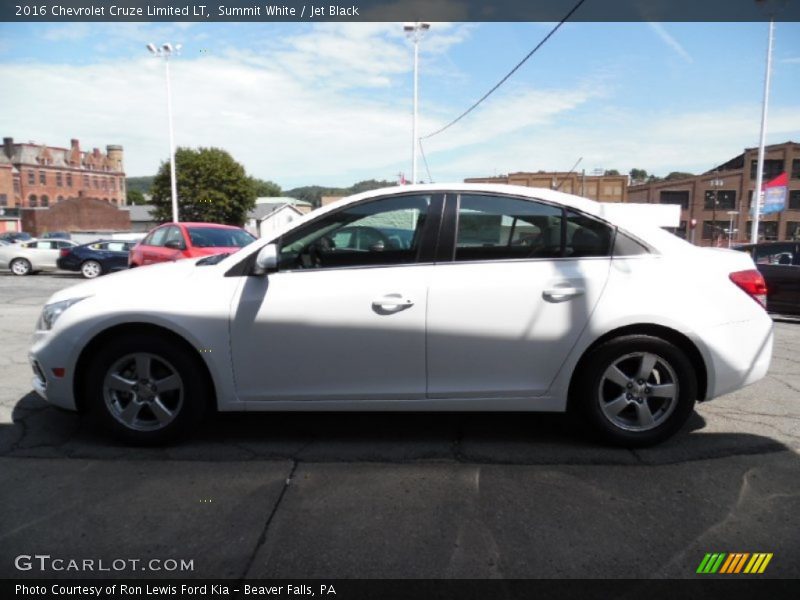Summit White / Jet Black 2016 Chevrolet Cruze Limited LT