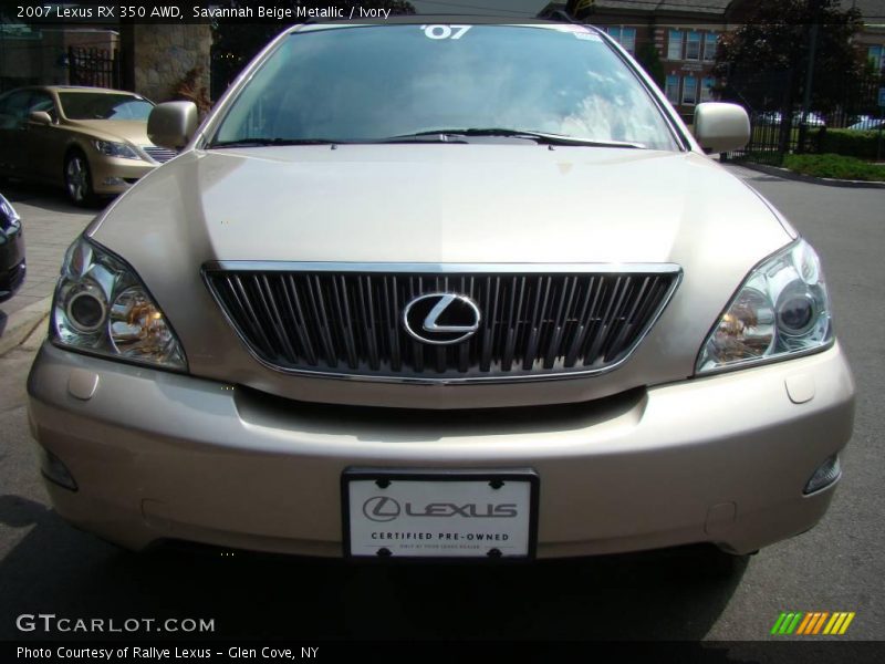 Savannah Beige Metallic / Ivory 2007 Lexus RX 350 AWD