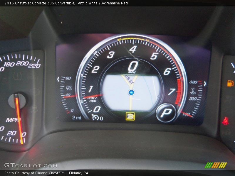  2016 Corvette Z06 Convertible Z06 Convertible Gauges