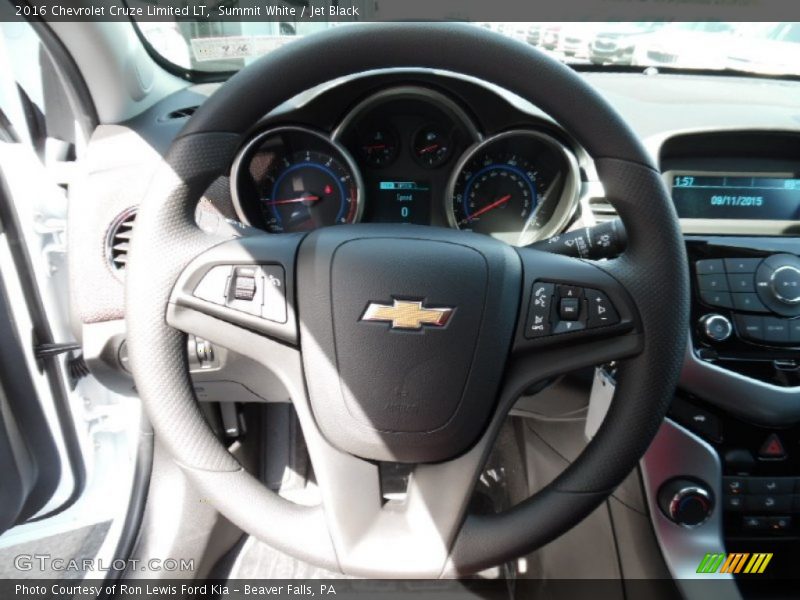 Summit White / Jet Black 2016 Chevrolet Cruze Limited LT