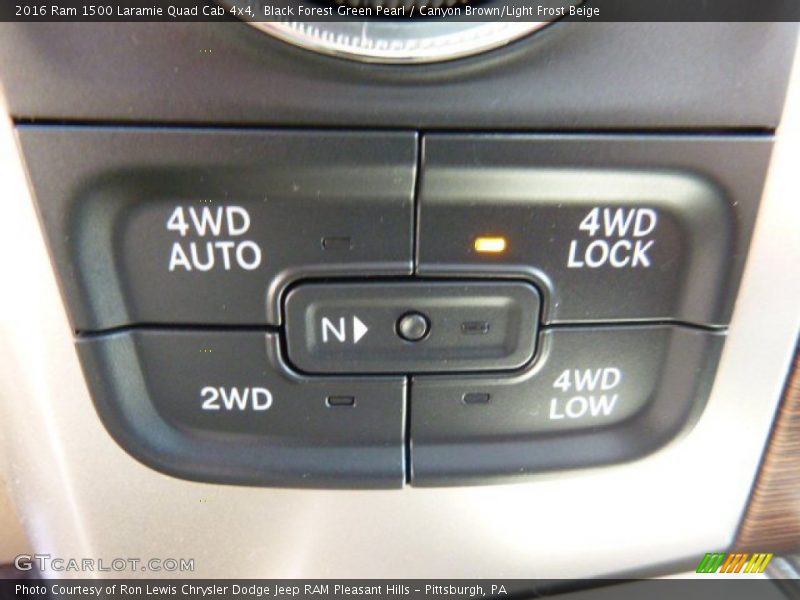 Controls of 2016 1500 Laramie Quad Cab 4x4