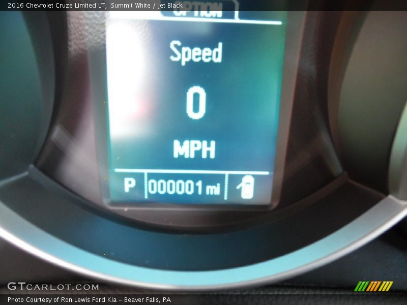 Summit White / Jet Black 2016 Chevrolet Cruze Limited LT