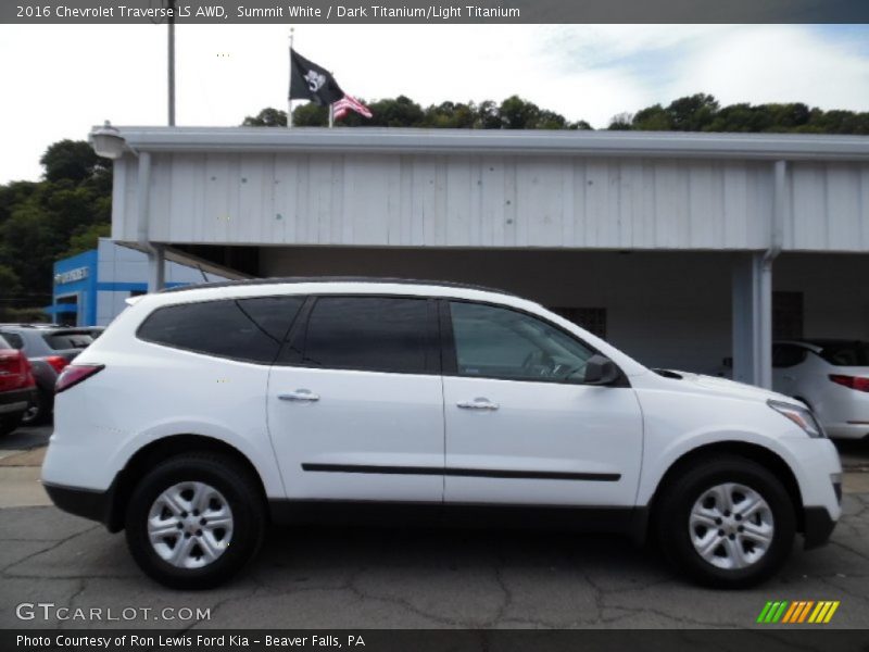 Summit White / Dark Titanium/Light Titanium 2016 Chevrolet Traverse LS AWD