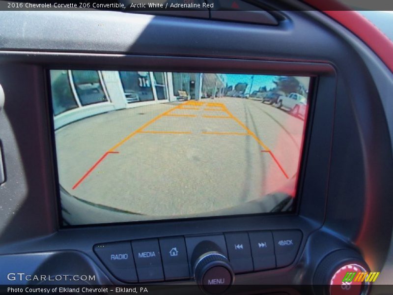 Controls of 2016 Corvette Z06 Convertible