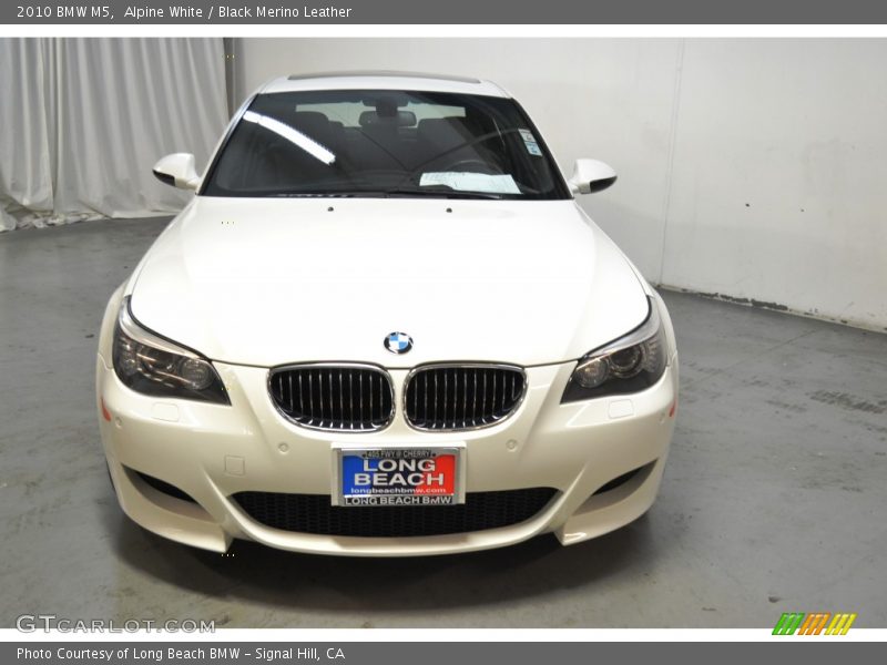 Alpine White / Black Merino Leather 2010 BMW M5